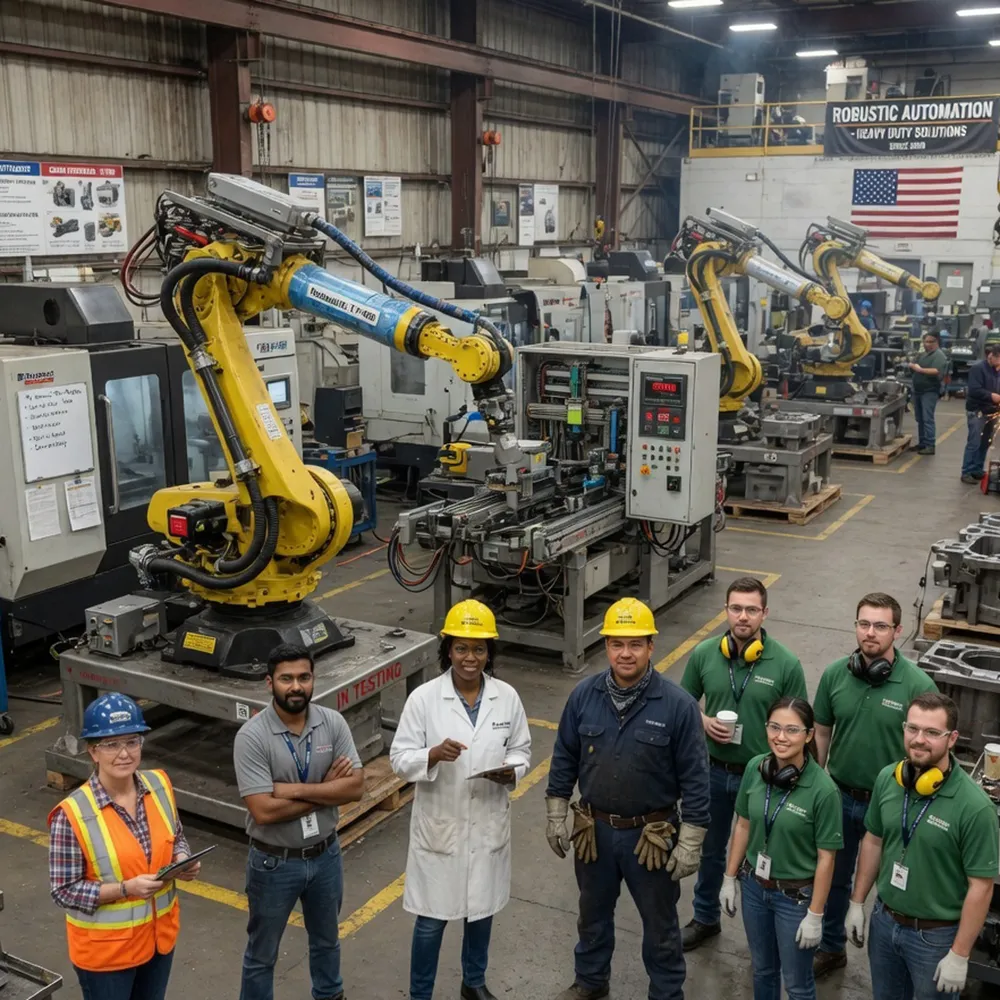 Industrial automation engineering at Robustic Automation