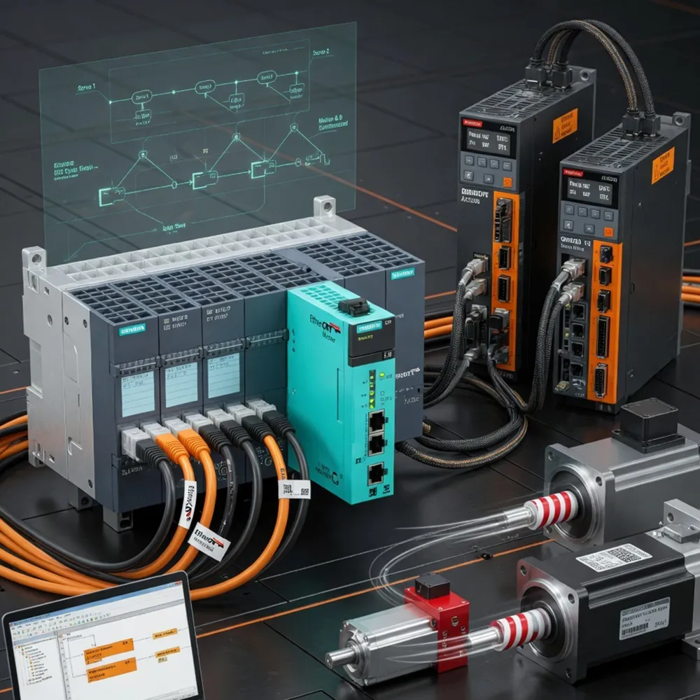 EtherCAT motion control & servo synchronization